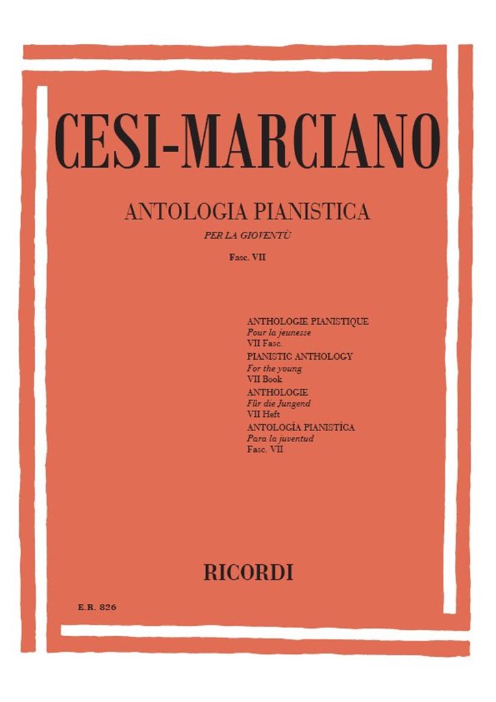 Antologia Pianistica Per La Gioventë - Fasc. Vii